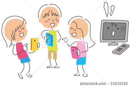 孩子們離開電視 33819182