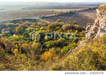 Seasonal natural outdoors scene - rocks, trees Seasonal natural outdoors scene - rocks, trees 33820378