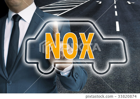 NOX with car touchscreen is operated by man concept 33820874