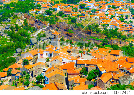 Monsanto village aerial view. Portugal 33822495