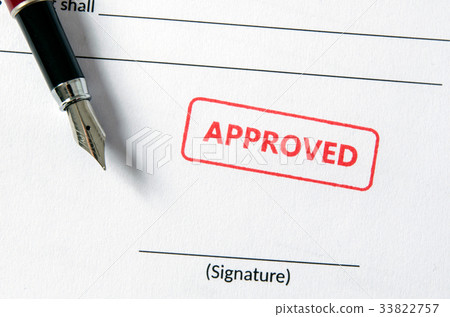 Approved stamp on document 33822757
