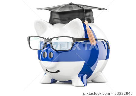 Savings for education in Finland concept 33822943