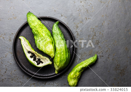 Fresh peruvian Latin American vegetable - Caigua - 33824015