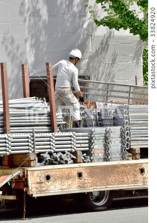 建築工作腳手架工作 33824920