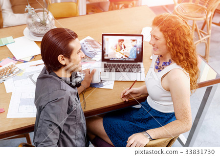 Two young people in office 33831730