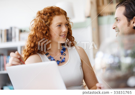 Two young people in office 33831765