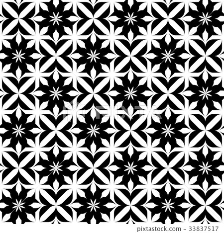 Black and white seamless pattern 33837517