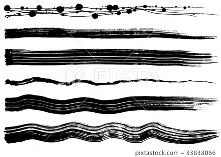 書法手寫刷子例證 書法手寫刷子例證 33838066