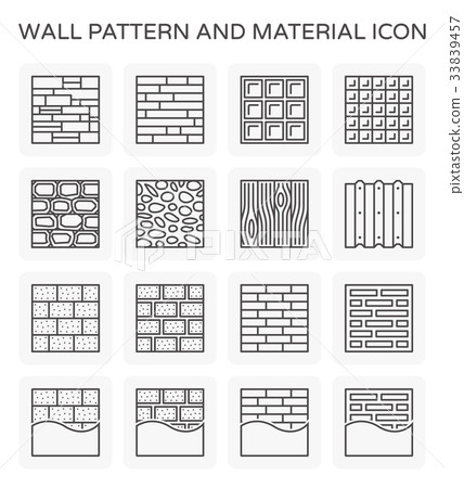 wall pattern icon 33839457