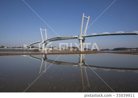 Taean, Crabtree Bridge, Maritime Footbridge, Derniss, Taean Coast National Park, Taean, Chungnam 33839911