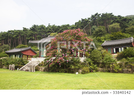 Lanterns, bongo trees, Daeungjeon, myeon yeon, Mt. mountain, Hwasun, Jeonnam Lanterns, bongo trees, Daeungjeon, myeon yeon, Mt. mountain, Hwasun, Jeonnam 33840142
