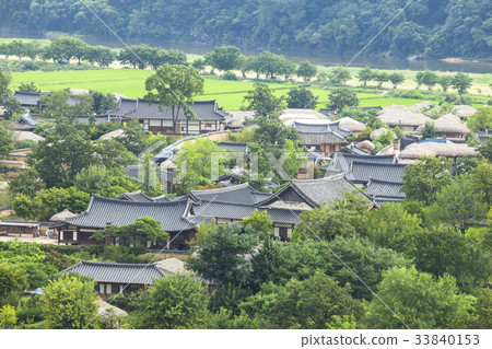 Hahoe Village, Nakdong River, Andong City, Gyeongbuk Province 33840153