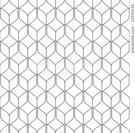 Black and white geometric seamless pattern 33840238