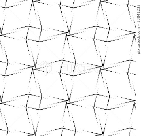 Black and white geometric seamless pattern 33841232