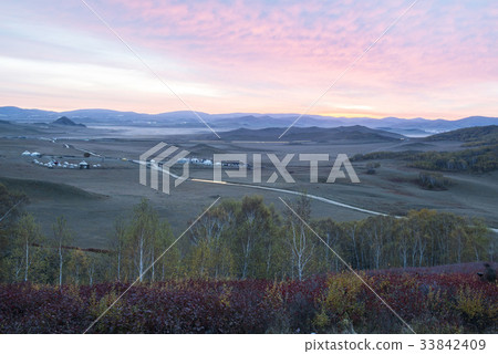 Ger, Birch, Inner Mongolia, China Ger, Birch, Inner Mongolia, China 33842409