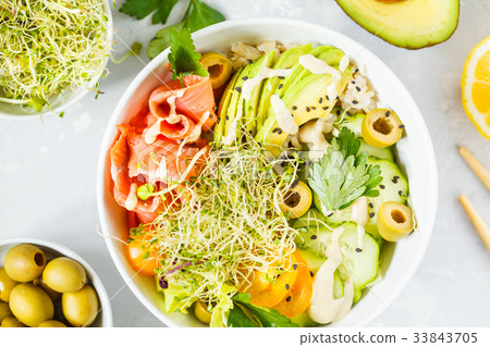 salmon poke salmon poke 33843705
