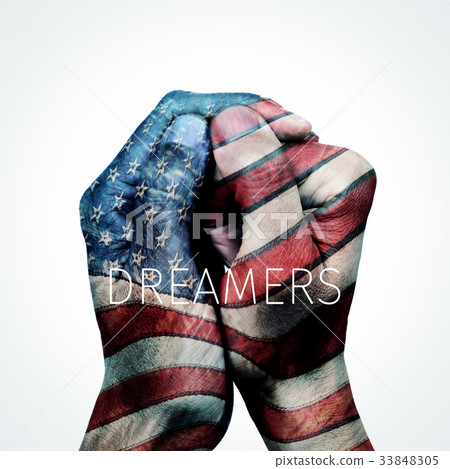 text dreamers and American flag text dreamers and American flag 33848305