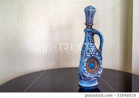 Traditional decorative wine bottle Traditional decorative wine bottle 33848919