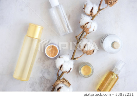 Natural skincare beauty products from above 33852231