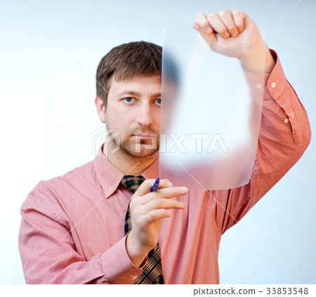 businessman on white 33853548