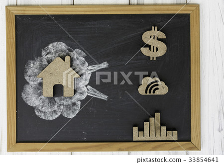 House ,money ,graph icon ,real estate concept House ,money ,graph icon ,real estate concept 33854641