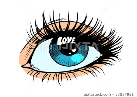 Love catchlight in the eye Love catchlight in the eye 33854981