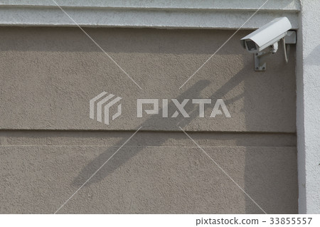Big CCTV Camera on the wall of building - 33855557