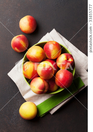 Fresh ripe peaches Fresh ripe peaches 33855777