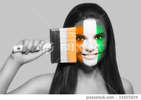 flag, supporter, paint 33855929