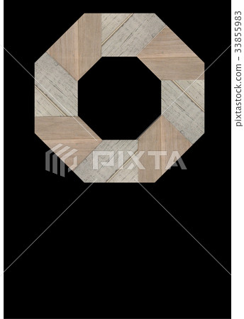 Octagon Frame Chiyogami New Year's card Octagon Frame Chiyogami New Year's card 33855983