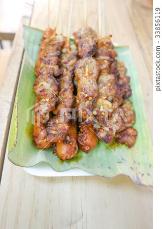 barbecued pork or Chinese barbecue barbecued pork or Chinese barbecue 33856119