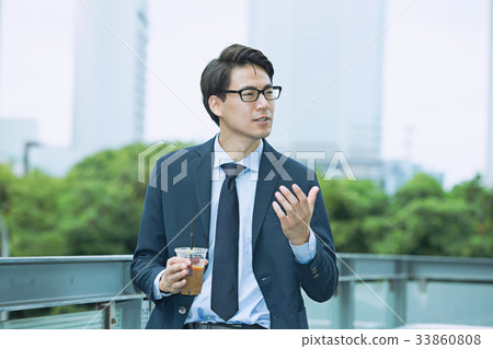 Businessman (ice coffee) Businessman (ice coffee) 33860808