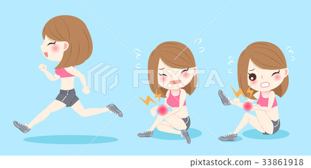 woman with sports injuries 33861918