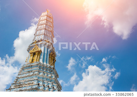 Thai temple pagoda Travel landmark Wat Phra Kaew 33862065