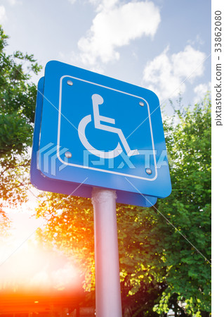 Disability Car Park for handicap only 33862080