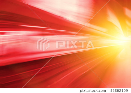 Acceleration fast speed motion of train station 33862109