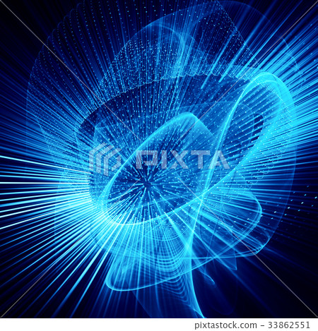 Abstract blue and black background. Abstract blue and black background. 33862551