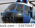 the helicopter is on the ground 33870087
