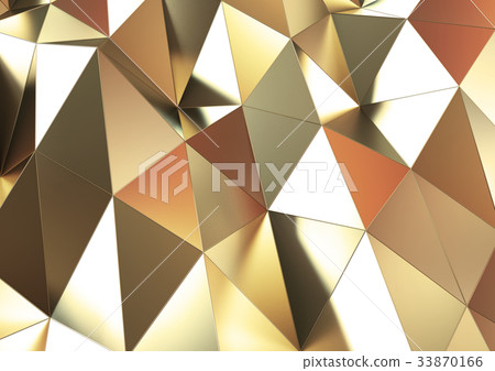 Abstract background triangle gold 33870166