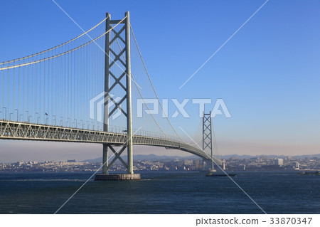 Akashi Kaikyo Bridge from Awaji Akashi Kaikyo Bridge from Awaji 33870347