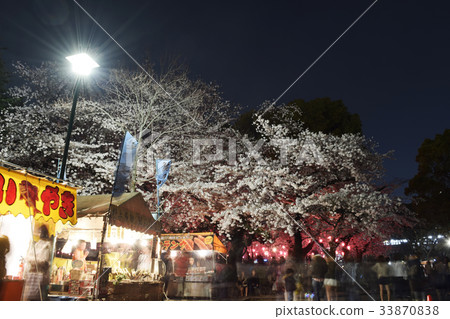 櫻花節Hanami Yozakura分公司露天Tekiya Somei Yoshino春天櫻花櫻花櫻花分店 櫻花節Hanami Yozakura分公司露天Tekiya Somei Yoshino春天櫻花櫻花櫻花分店 33870838