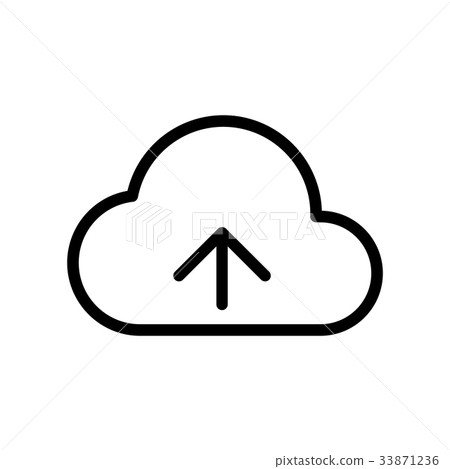 雲圖標 33871236