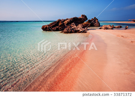 Summer Elafonissi Island on Crete, Greece 33871372