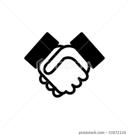 Handshake hand icon 33872120