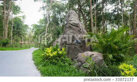 The road around the stone symbol 33872137
