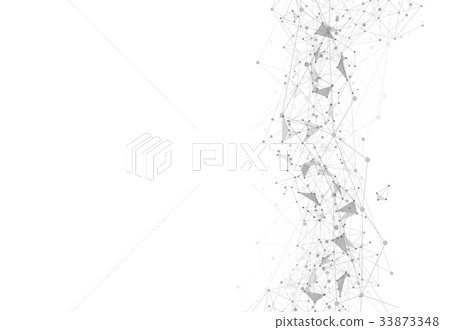 Abstract Polygonal Space Background 33873348