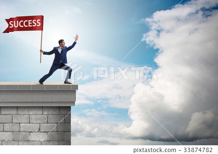 Businessman in success business concept Businessman in success business concept 33874782