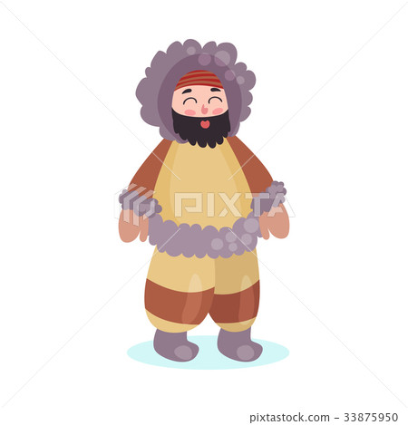 Eskimos woman character dressed in national 33875950