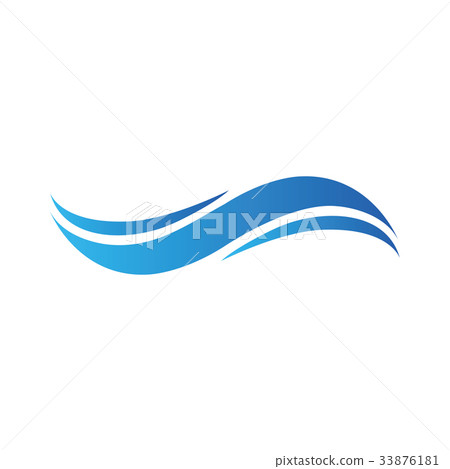 波紋圖標標誌 波紋圖標標誌 33876181
