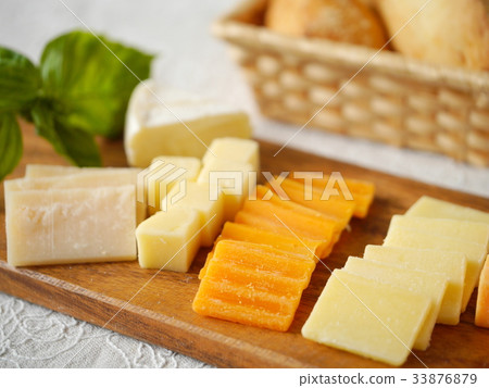 Variety cheese wooden board 33876879